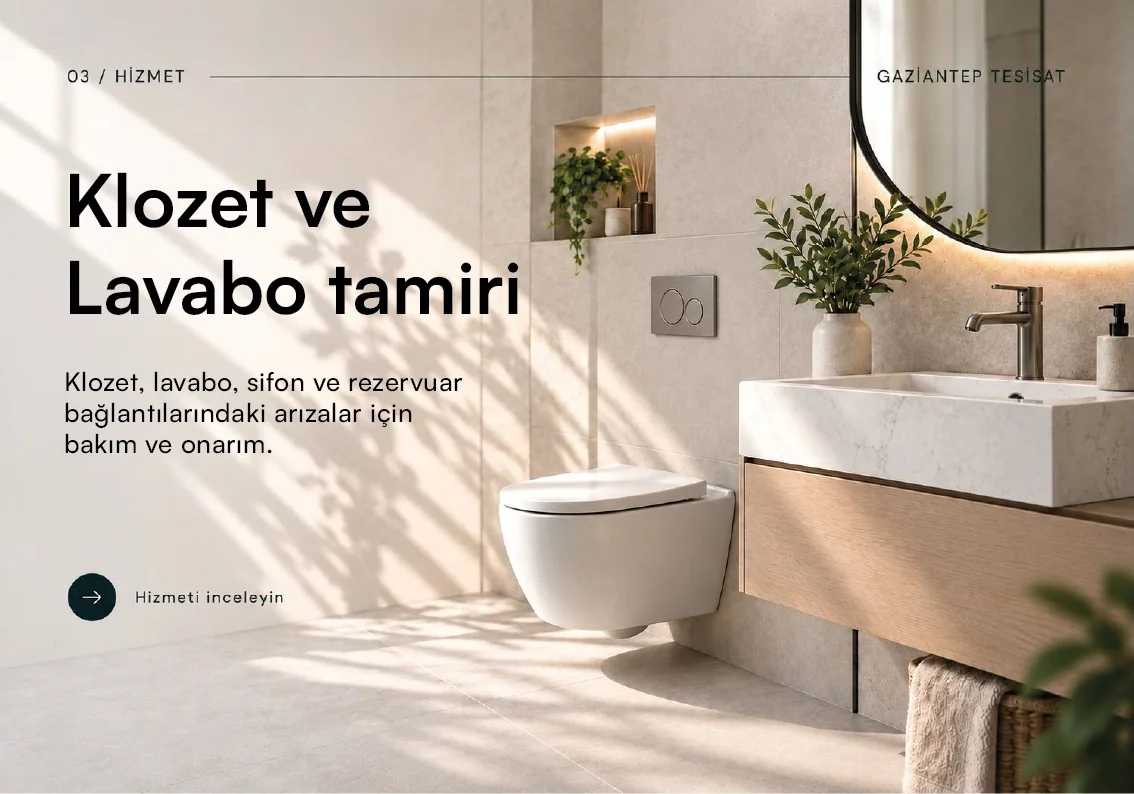 Klozet ve lavabo tamiri hizmet tanıtım görseli